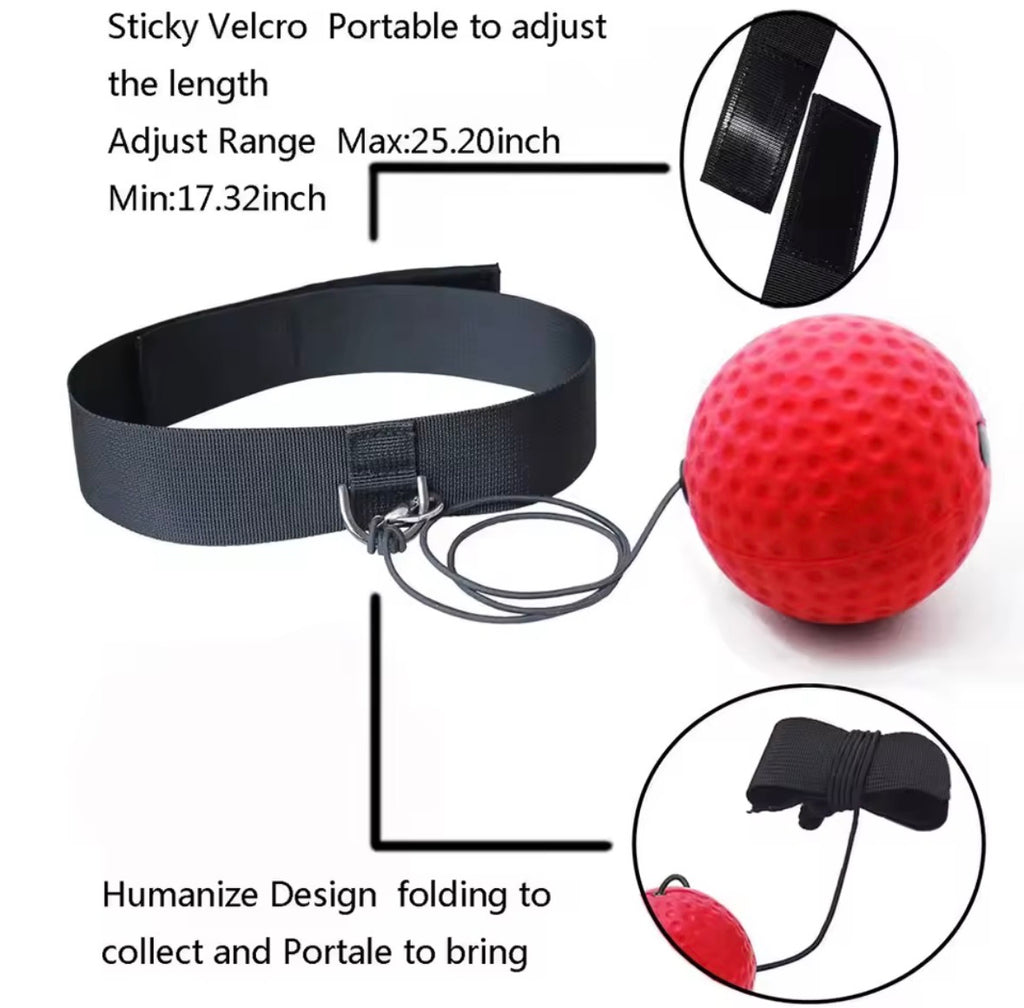 Head Mounted Boxing Reaction Ball
